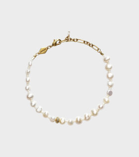 Stellar Pearly Bracelet White