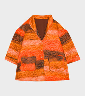 Emilie Jacket Orange Stripes