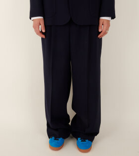 Straight Fit Trousers Night Blue