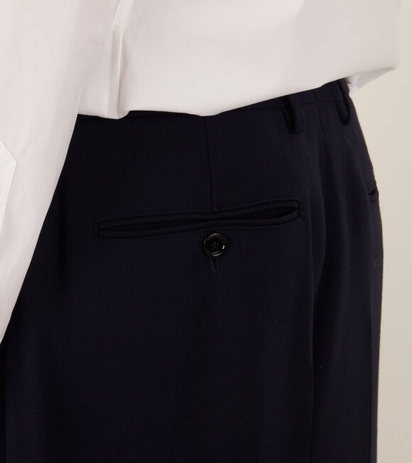 AMI - Straight Fit Trousers Night Blue