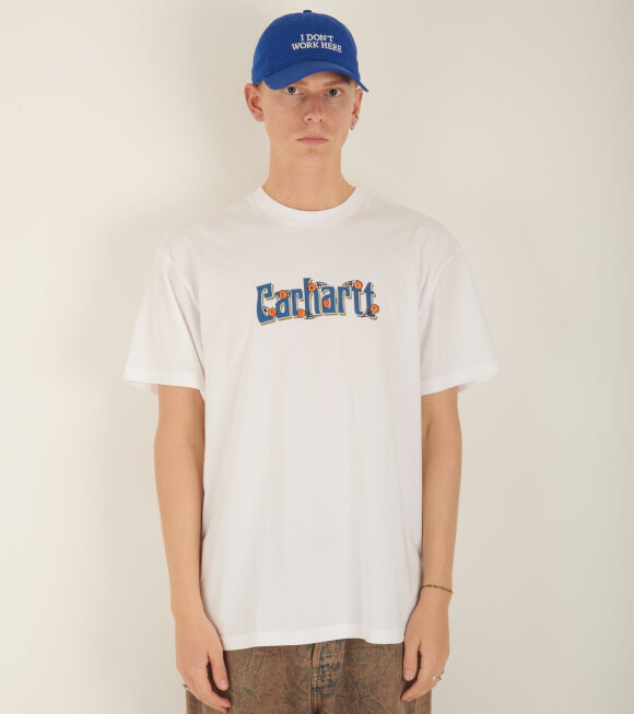 Carhartt WIP - S/S Spin Script T-shirt White