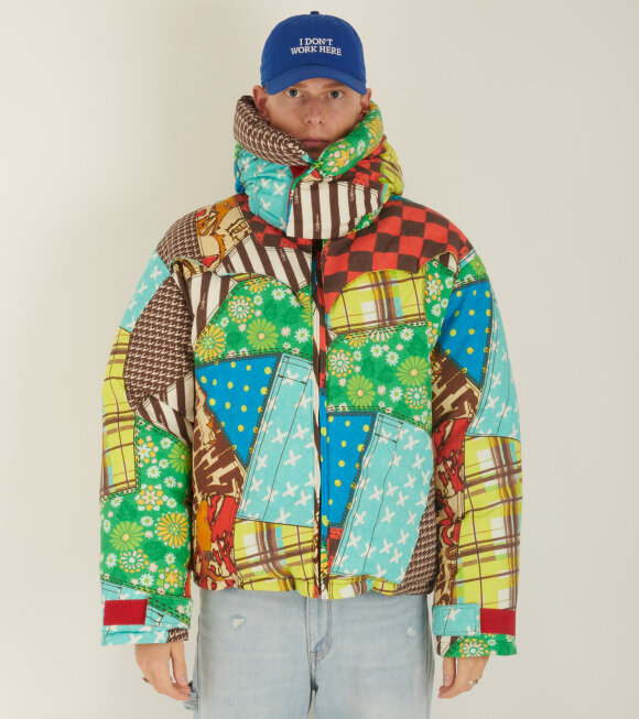 ERL - Cowboy Snowboard Down Jacket Multicolor