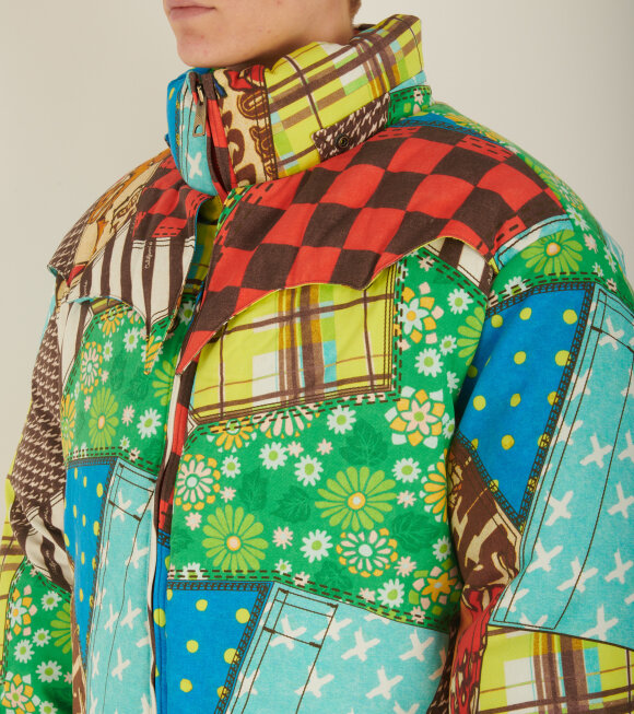 ERL - Cowboy Snowboard Down Jacket Multicolor