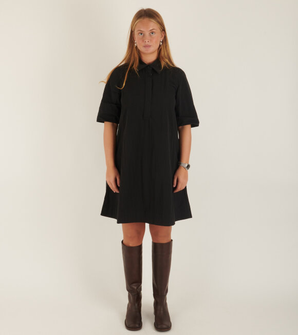 Enkel Studio - Esgrass S/S Dress Short Midnight Coal