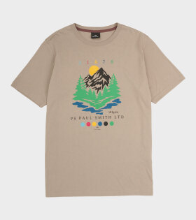 Outdoor Print T-shirt Grey