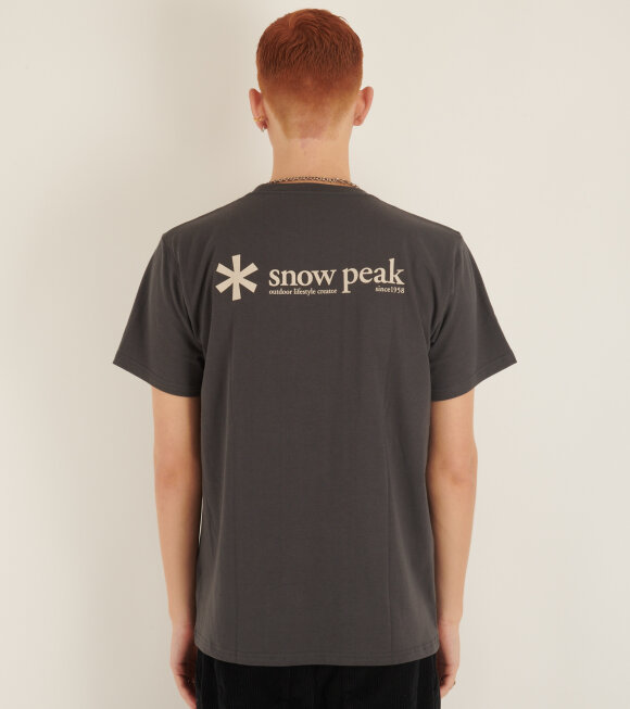 Snow Peak - Logo T-shirt Charcoal