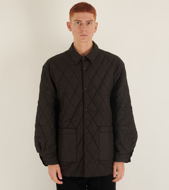 Amomento - Reversible Quilted Jacket Black