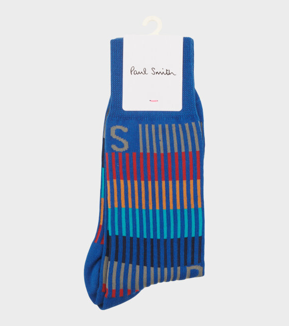 Paul Smith - Dax Initials Socks Blue