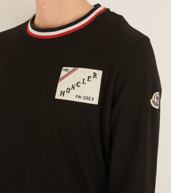 Moncler - L/S Tricolor T-shirt Black