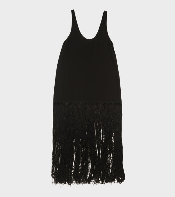 Mr. Larkin - Tassel Slip Dress Black