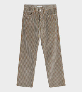 Loose Pants Velvet Corduroy Grey