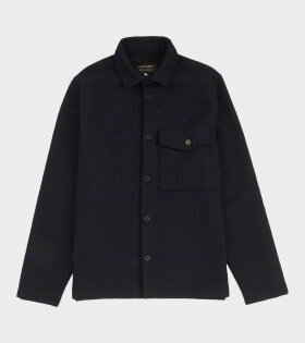 Wool Overshirt Black/Navy